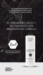 Lix Plex Tratamiento 2 en 1 Alisado y Recuperación Capilar Brazilian Keratin - Miniatura 3