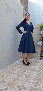 Vestido Cruzado para Dama(  Oferta )