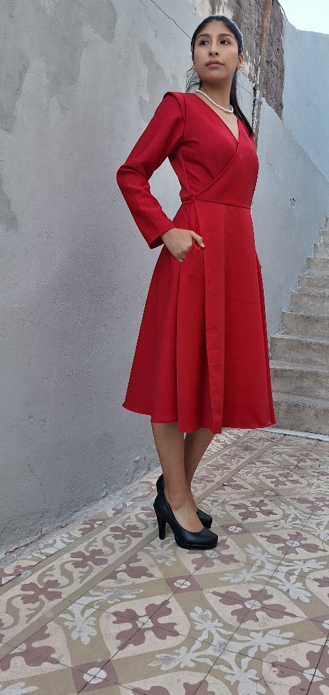 Vestido Cruzado Oferta - Imagen 2
