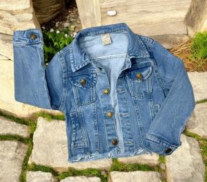 Campera Jeana Premium Nena Elastizado Desflecado