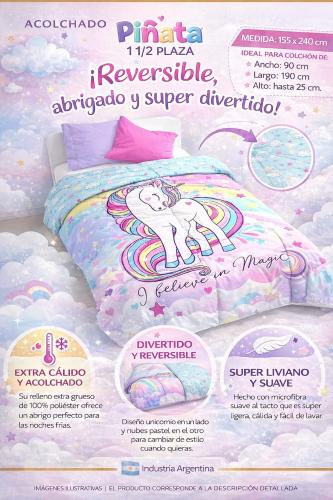 Alcolchado Flannel  Stich - Miniatura 2