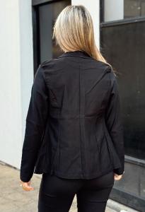 Blazer Negro Elastizado - Miniatura 3