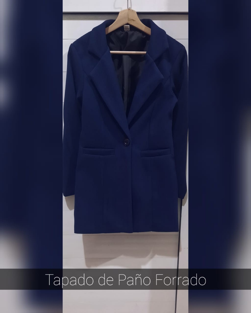 Tapado Paño Forrado con Bolsillos - Imagen 3