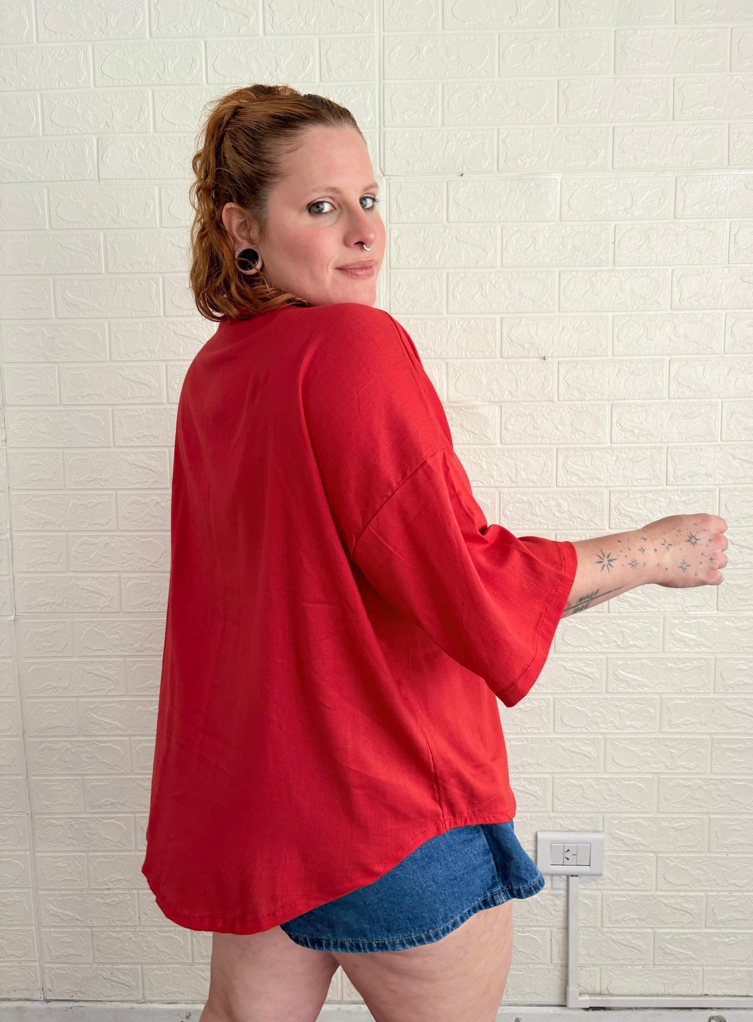 Blusa Lino Spandex - Imagen 2