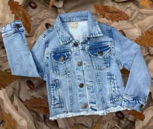 Campera Jeans Premium Nena Brillo Elastizado - Miniatura 2
