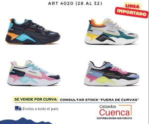 Zapatilla Deportiva Jaguar de Niños Art.4020 (28 al 35)