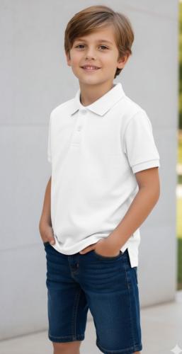 Chombas Blancas Pique Niño