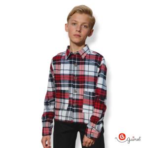 Art 3986 Camisaco Niños y Teens Unisex a Cuadros Pilu