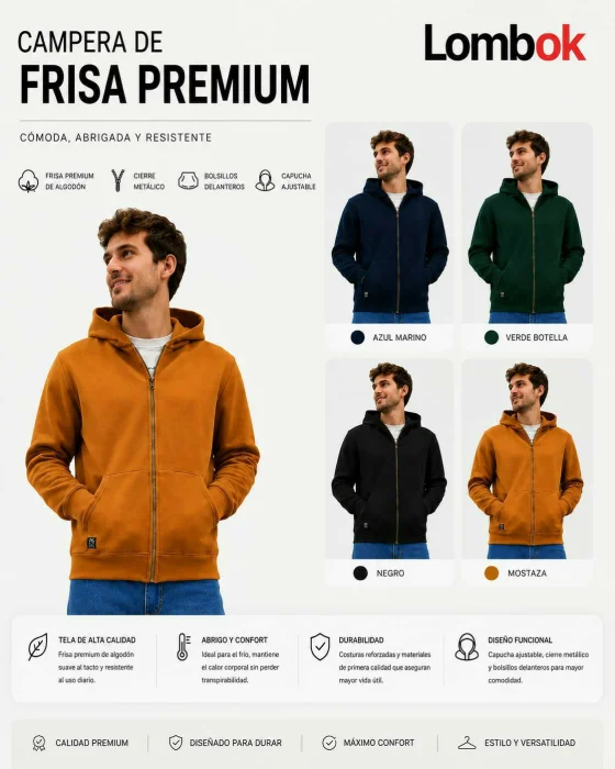Campera Friza Invisible