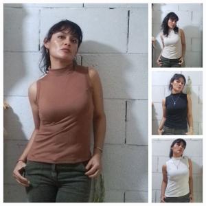 Musculosas 1/2 Cuello de Modal Sof.