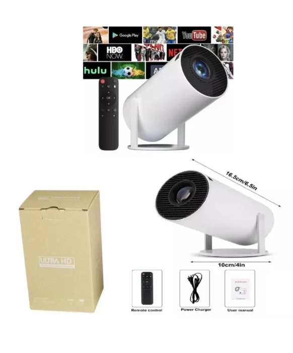 Proyector Portatil 4k Android Full Hd Smart Wifi (bn0330)