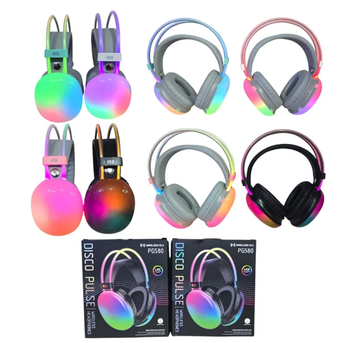 Auricular Vincha Bluetooth Rgb (pg580)