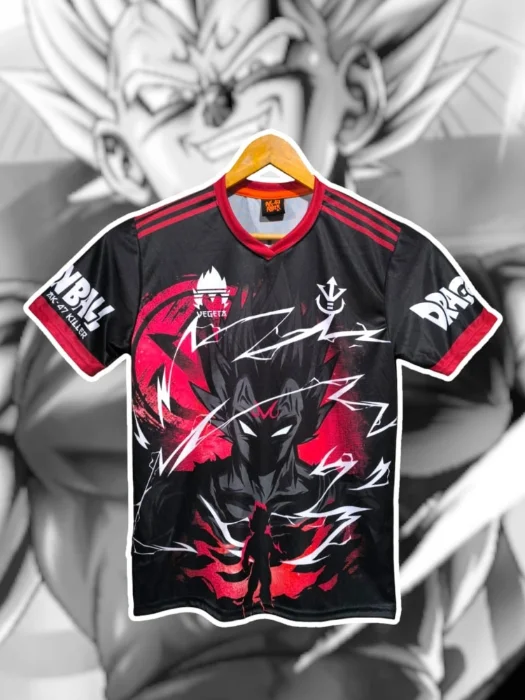 Camisetas Anime Vegueta, Rojo.precio Publicado X Curva