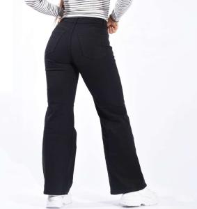 Wide Leg Elastizado Negro - Miniatura 2