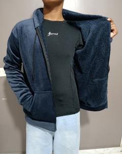 Campera de Corderoy Azul
