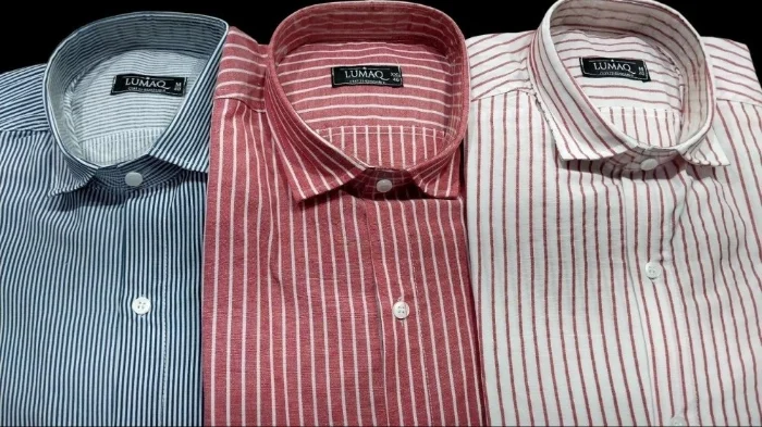 Camisas Rayadas Manga Larga