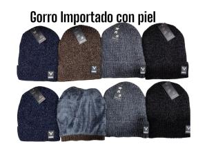 Gorros Importados con Piel