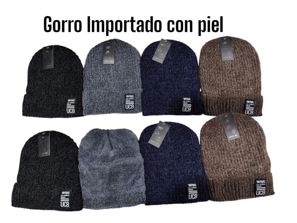Gorros Importados con Piel - Imagen 3