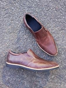 Zapatos de Vestir Cuero Vacuno Negro Marrón Chocolate - Miniatura 3