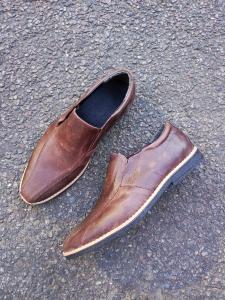 Zapatos de Vestir Cuero Vacuno Negro Marrón Chocolate - Miniatura 4