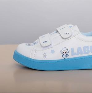 Zapatillas Labubu Infantil Nena Abrojo Urbanas Eco Cuero Blancas Diseños Colores - Miniatura 5