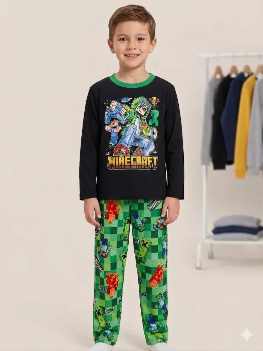 Pijama Minecraft con Brillo