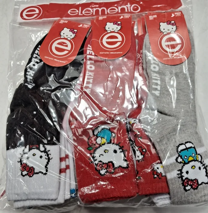 Medias Tenis Dama Hello Kitty