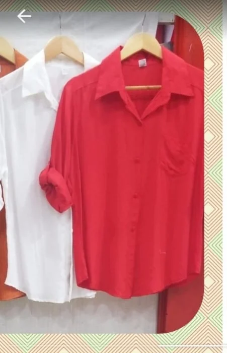 Camisa  Manga 3/4    Entallada