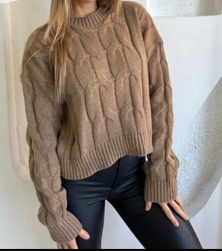 Sweters Trenza Frizado