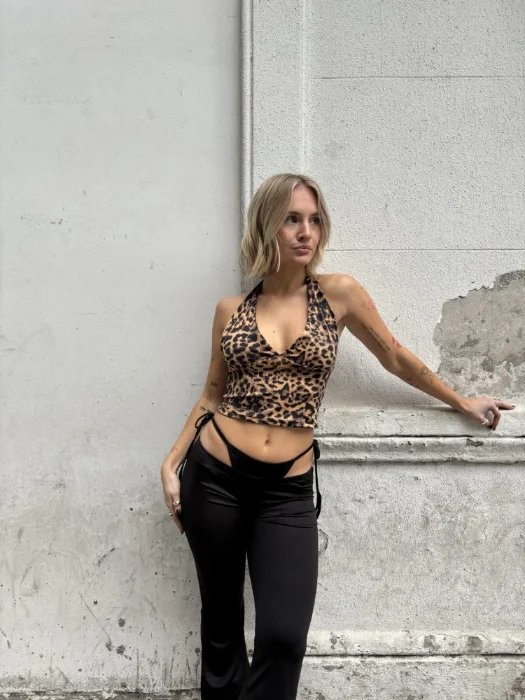 Top Marilyn Animal Print