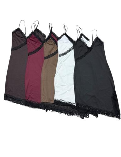 Vestido con Puntilla  en Laycra - Miniatura 2