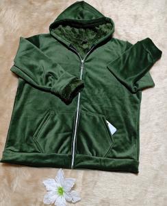 Campera Especial de Plush Bifaz con Piel - Miniatura 3