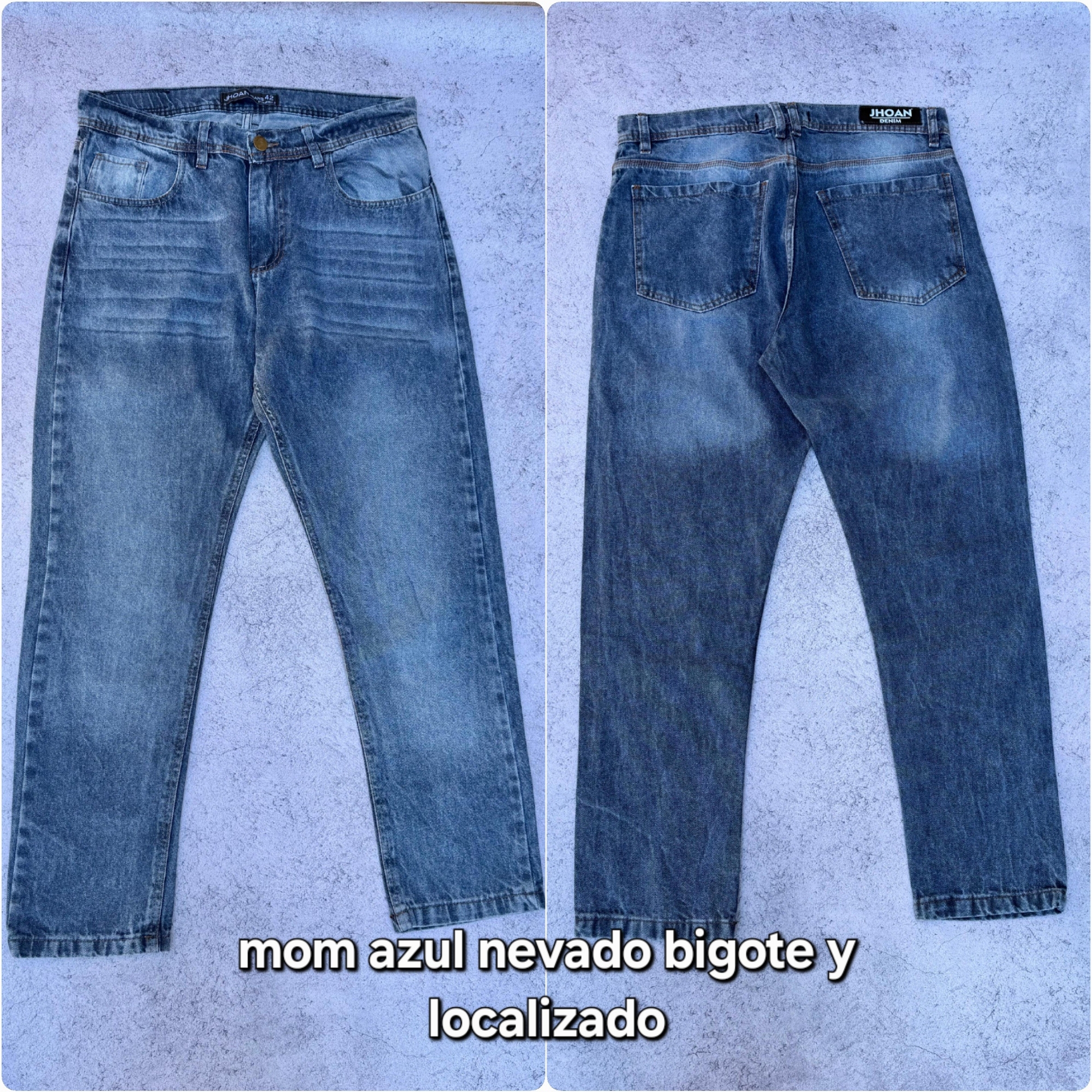 Mom Azul Nevado con Localizado - Imagen 3