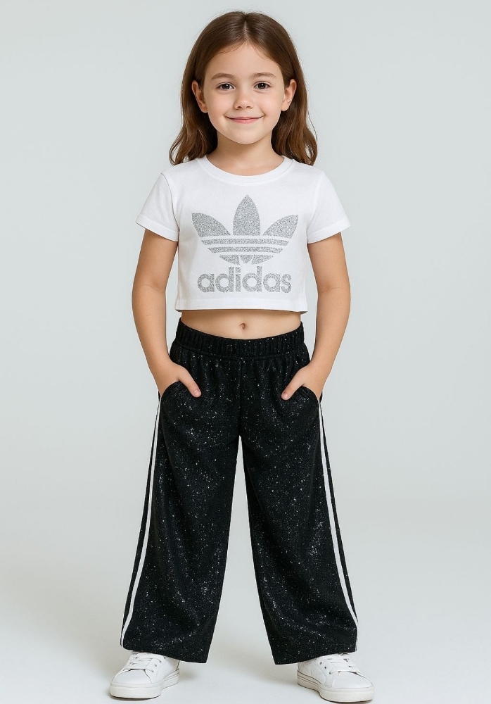 Remeras Crop Top Algodón Peinado Piedreria - Imagen 2
