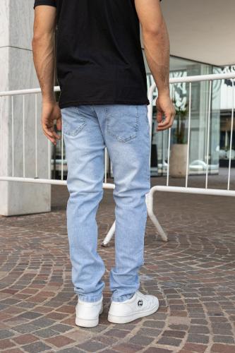 Pantalon Semi Chupin Celeste - Miniatura 3