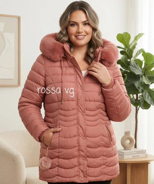 Campera  Talle Especial con Piel