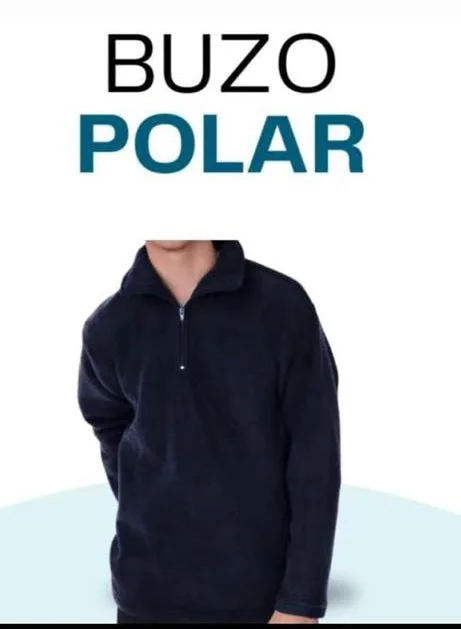 Buzo Polar Medio Cierre Excelente Calidad