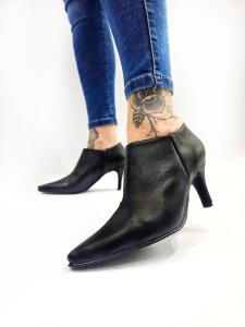 Art Queen Botineta Taco Fino 6cm Negro - Miniatura 2