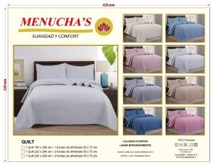 Cover King Size Liso + 2 Funda Almohada