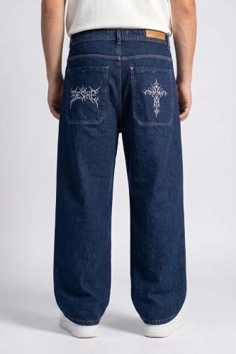 Baggy con Bordado Azul - Miniatura 2