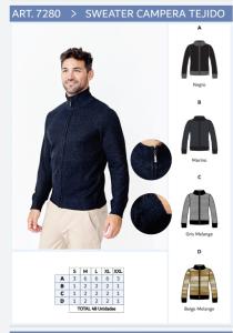 Sweater Campera Tejida