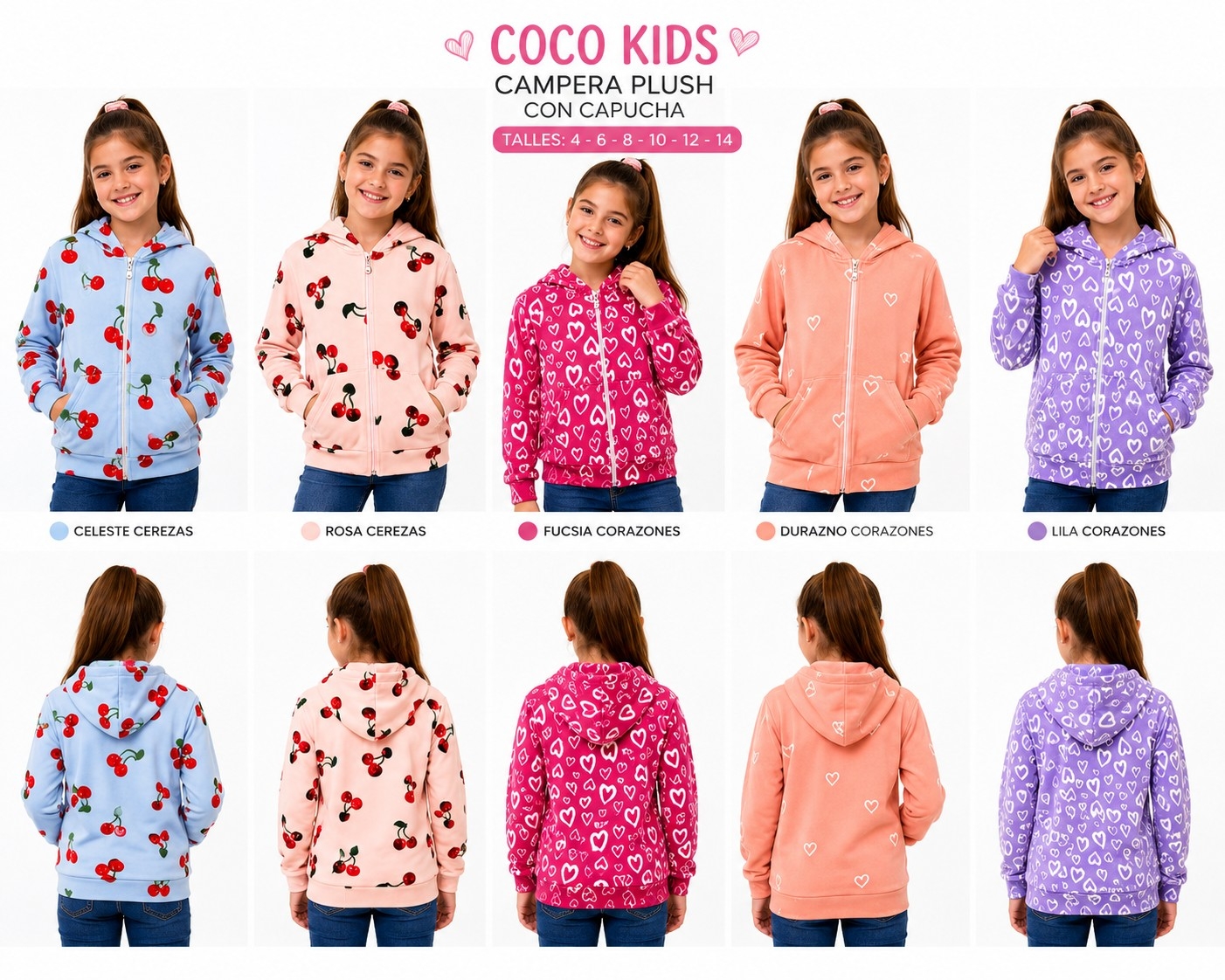 Campera Plush Bifaz de Nena - Imagen 2