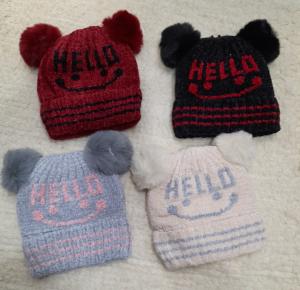 Gorros Bebe Chenill Importadas  Forro Termico