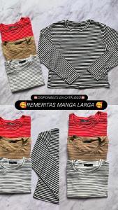 Remeras a Rayas Algodón - Miniatura 2