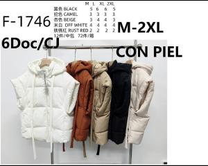 Chaleco con Piel Gran Oriente  Oversize