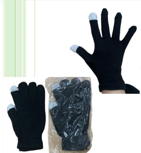 Guantes Tactil Negros - Imagen 1