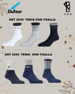 Medias Tenis Dufour con Toalla 2 Articulos - Miniatura 2