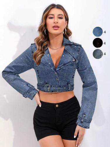 Campera de Jeans con Strass