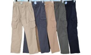 Pantalón de Gabardina Cargo Recto Termico
