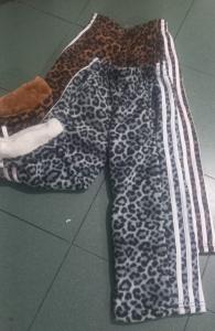 Pantalones 3 Tiras Animal Print con Piel - Miniatura 1